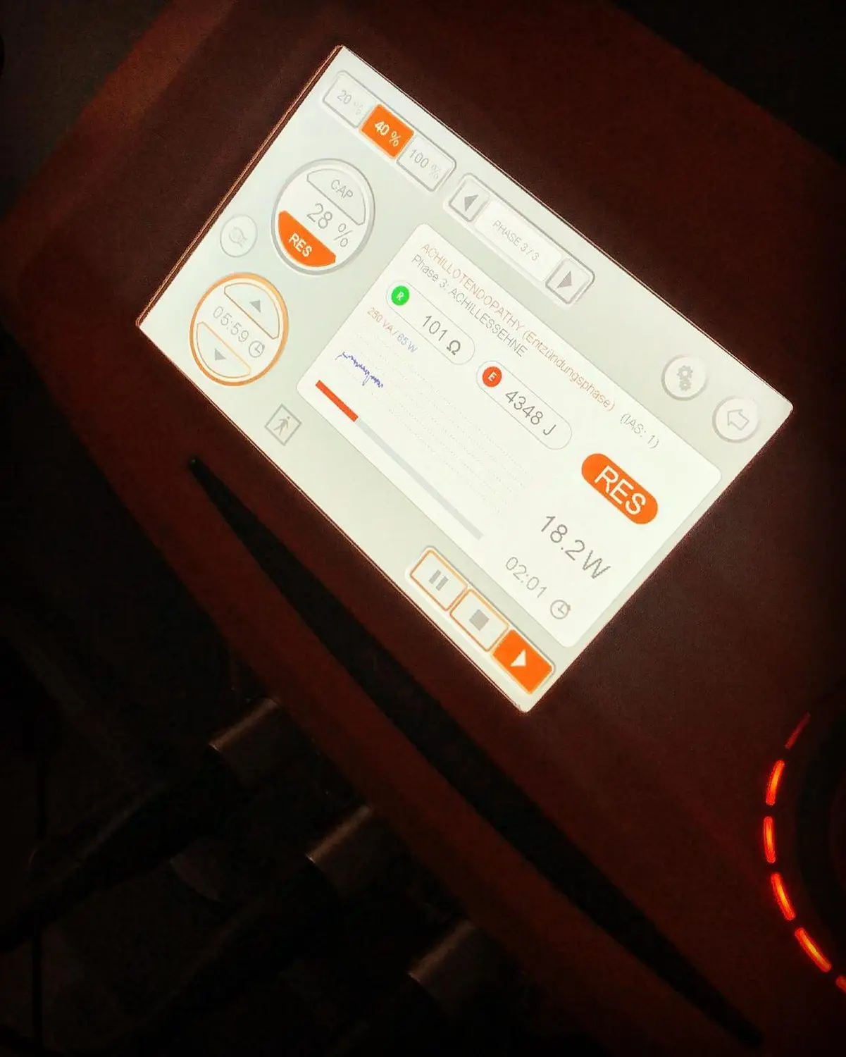 Indiba Radiowellen frequenz therapie
